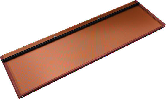 N-TYPE 65W मौसम प्रतिरोधी टेम्पर्ड ग्लास से बने आयताकार काले BIPV सौर टाइलें