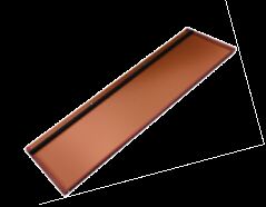 लंबा-आकार लाल/हरा मोनोक्रिस्टलाइन सोलर रूफ टाइल - 86W उच्च-शक्ति रंग PV, 154W/m², सौंदर्यपूर्ण और कुशल